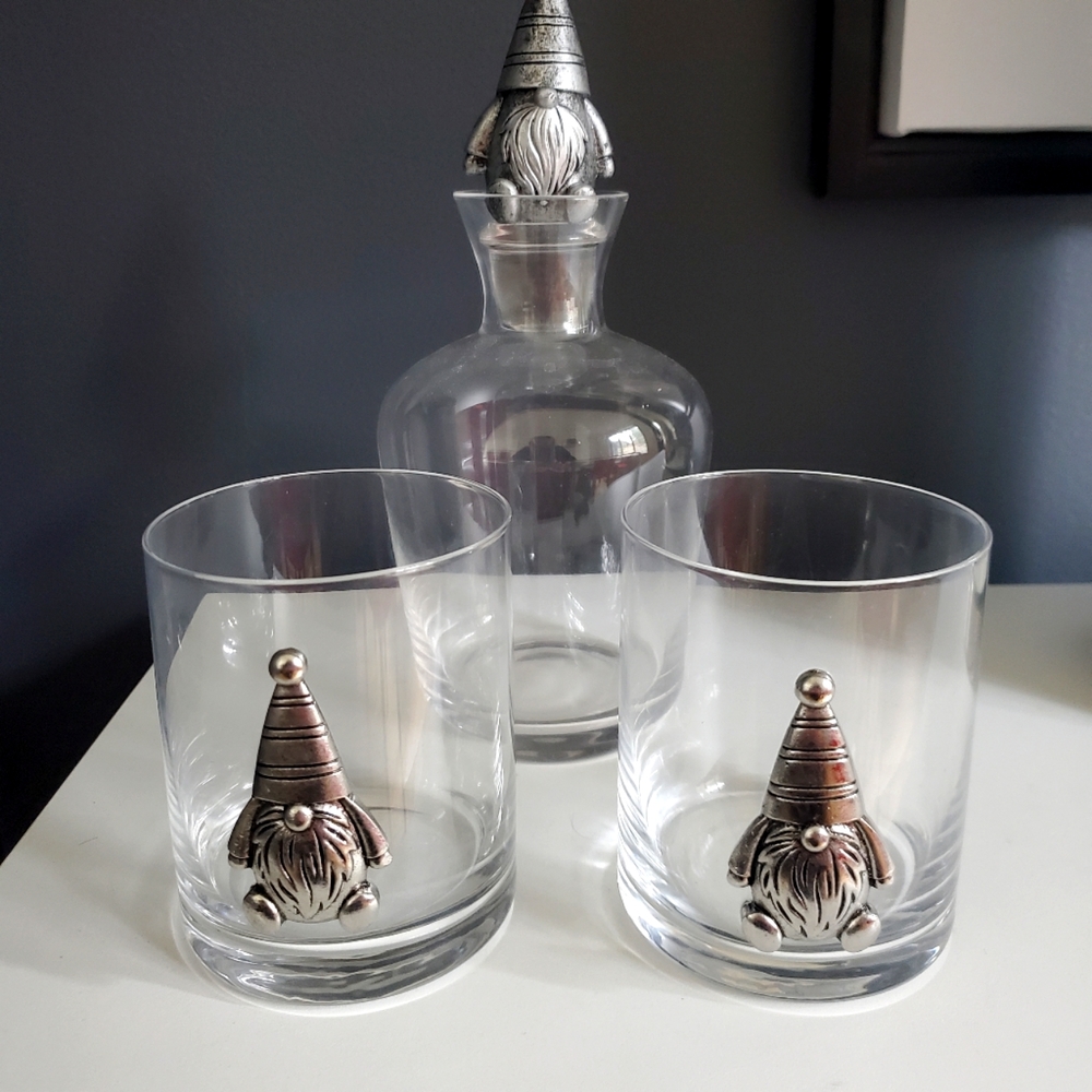 Decanter and glasses